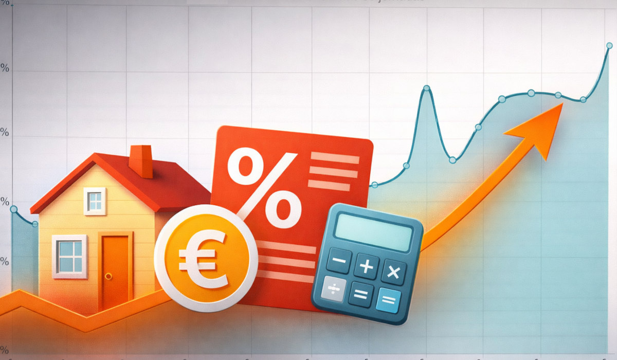 Euríbor hoy 20 de marzo de 2026: fuerte subida y ya supera al de 2025